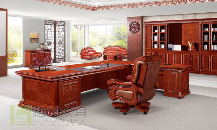 實木辦公家具-大班臺