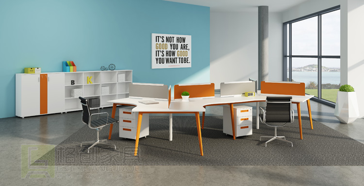 6人位屏風辦公桌